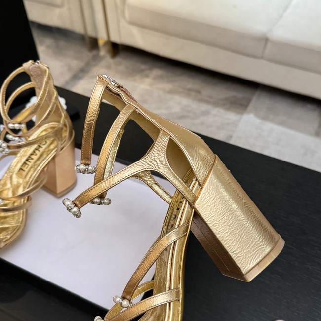 Chanel Sandals Laminated Lambskin 95mm G46999-1