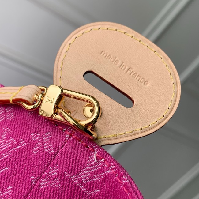 Louis Vuitton NEW All In BB M27626 Fuchsia Denim