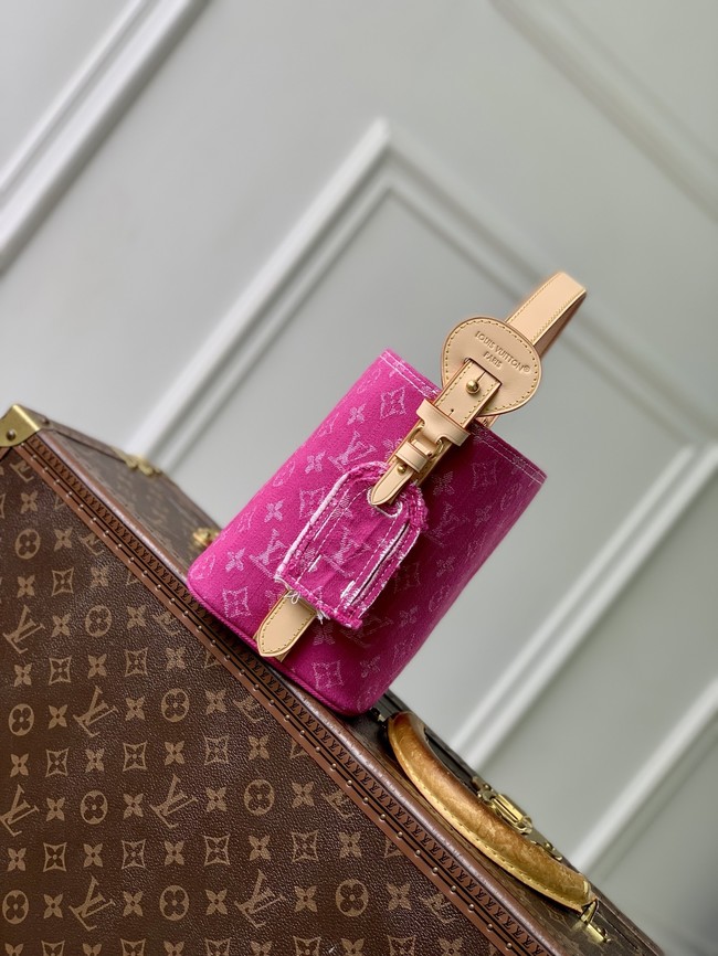 Louis Vuitton NEW All In BB M27626 Fuchsia Denim