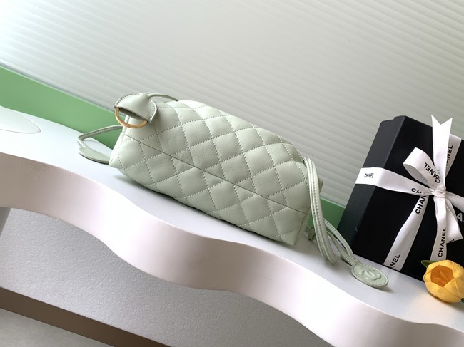 Chanel Lambskin Hobo Bag AS5227 light green