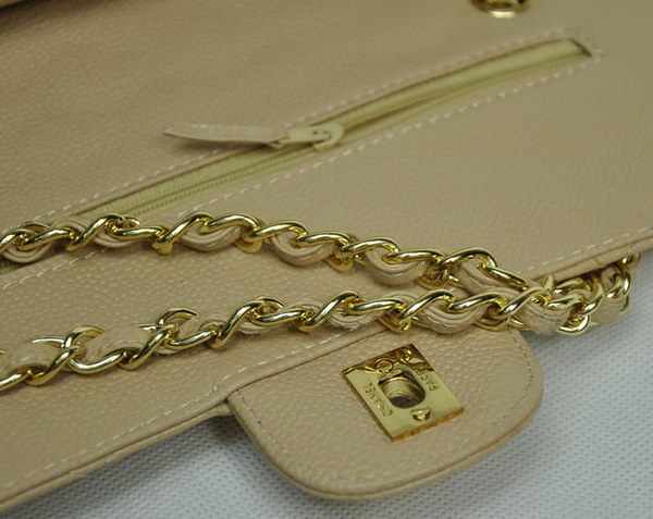 Chanel 2.55 Quilted Flap Bag 1112 Apricot with Gold Hardware