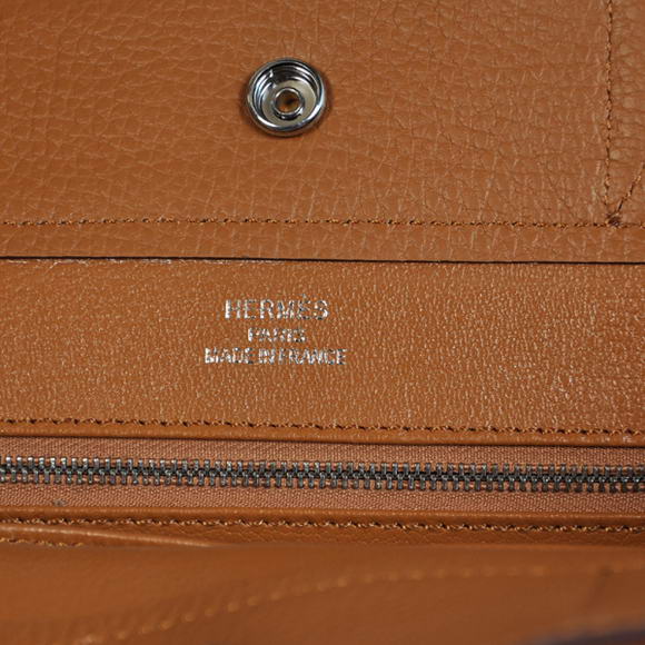 Hermes Briefcase 40CM Bag Clemence Leather Camel