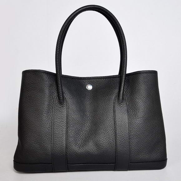 Hermes Garden Party 36CM Bag Clemence Black