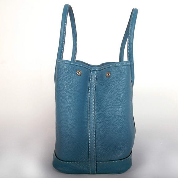 Hermes Garden Party 36CM Bag Clemence Blue