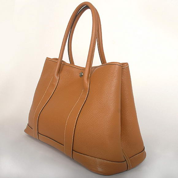 Hermes Garden Party 36CM Bag Clemence Camel