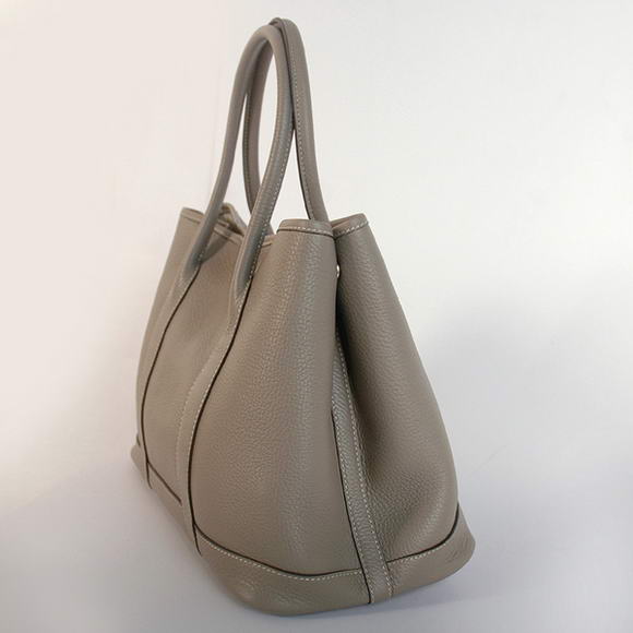 Hermes Garden Party 36CM Bag Clemence Grey