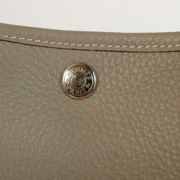 Hermes Garden Party 36CM Bag Clemence Grey