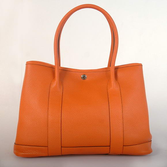 Hermes Garden Party 36CM Bag Clemence Orange