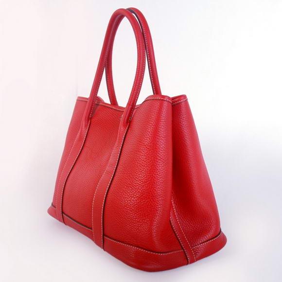 Hermes Garden Party 36CM Bag Clemence Red