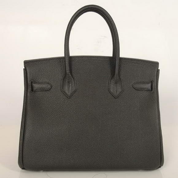 Hermes Birkin 30CM Tote Bags Smooth Togo Leather Black