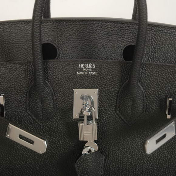 Hermes Birkin 30CM Tote Bags Smooth Togo Leather Black