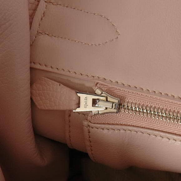 Hermes Birkin 30CM Tote Bags Smooth Togo Leather Pink