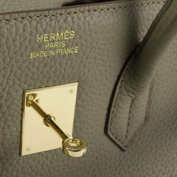 Hermes Birkin 35CM Togo Leather Handbag 6089 Dark Grey Golden