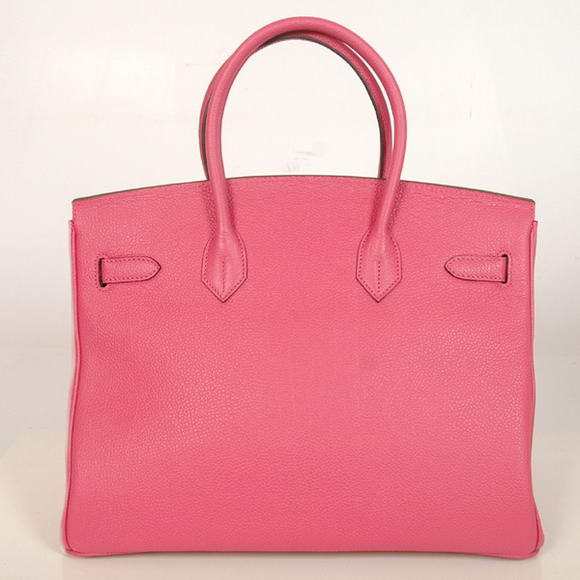 Hermes Birkin 35CM Tote Bags Smooth Togo Leather Peach Golden