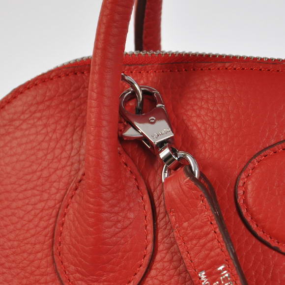 Hermes Bolide 31CM Tote Bags Clemence H1031 Red