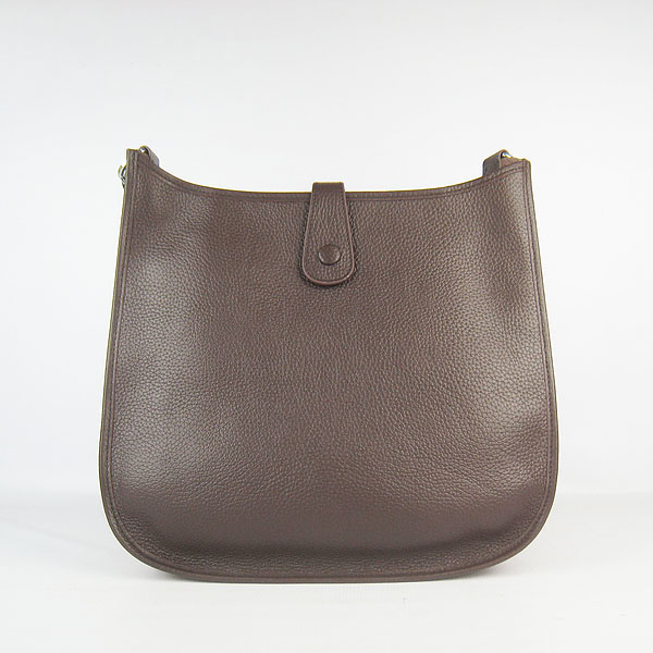 Hermes Evelyne Messenger Bag 6309 Dark Coffee