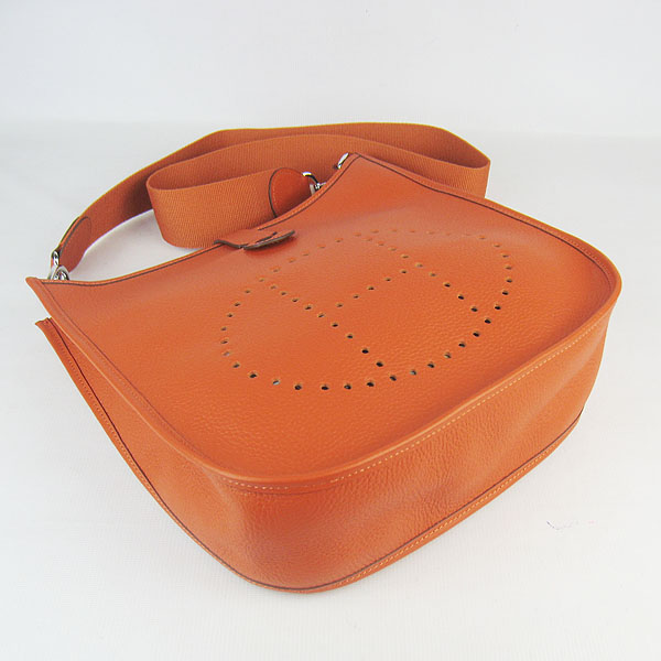 Hermes Cowhide Evelyne Messenger Bag 6309 Orange