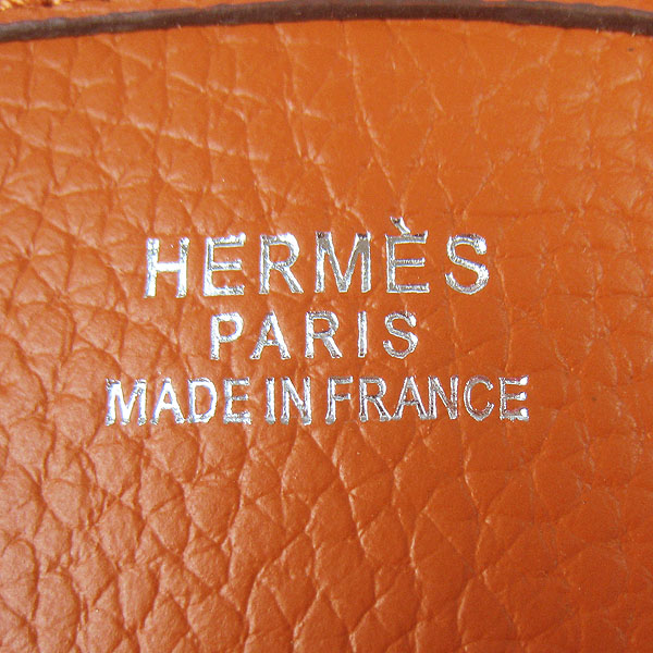 Hermes Cowhide Evelyne Messenger Bag 6309 Orange