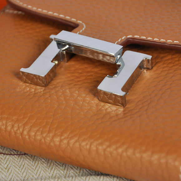 Hermes Constance Wallets Togo Leather A608 Camel