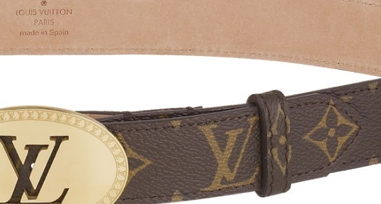 Louis Vuitton Cut Oval Monogram Belt M9842T