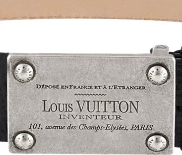 Louis Vuitton Inventeur Utah leather Belt M9813Q