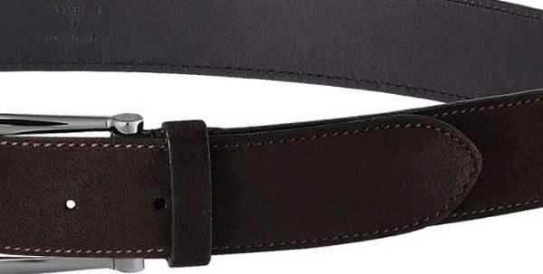 Louis Vuitton suede calf leather belt M6836S