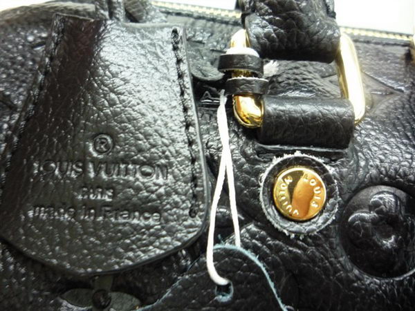 Louis Vuitton Monogram Empreinte Speedy 30 M40762 Black