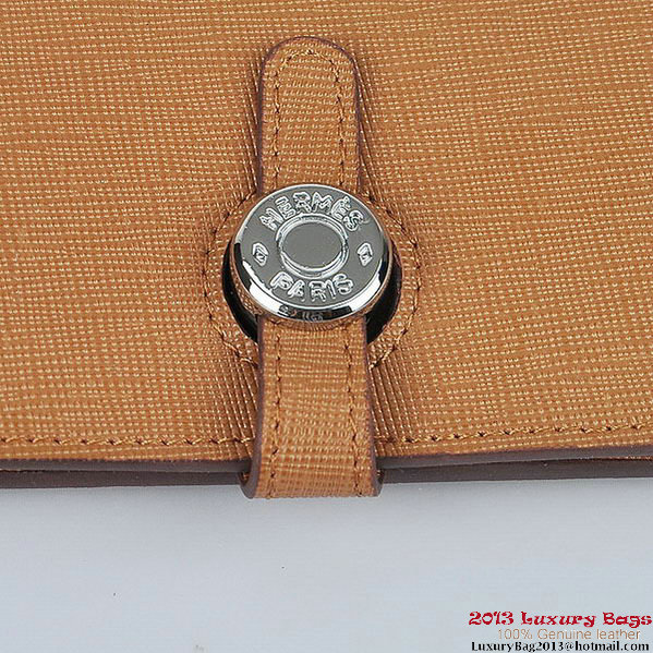 Hermes Dogon Wallet Travel Case H001 Camel