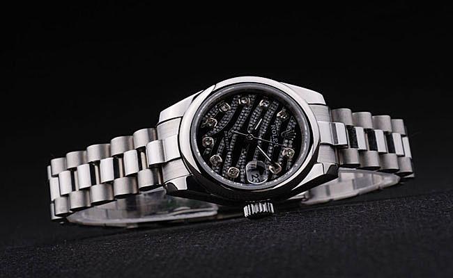 Rolex Datejust Black Stainless Steel 25mm Watch-RD3768