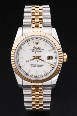 Rolex Datejust Golden&White Surface Men Watch-RD2366