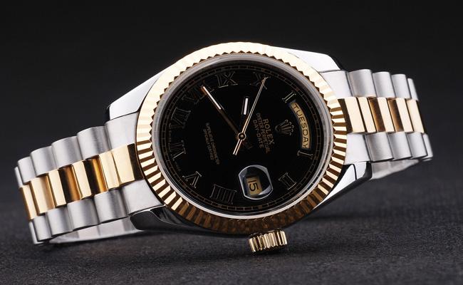 Rolex Day-Date Golden&Black Surface Watch-RD2879