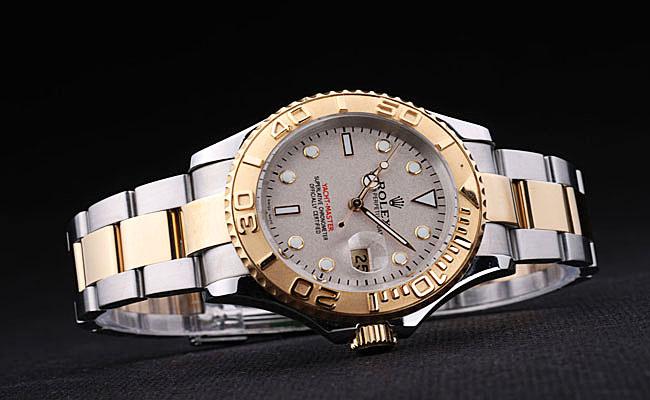 Rolex Yacht-Master II Golden Bezel&White Surface Watch-RY3746