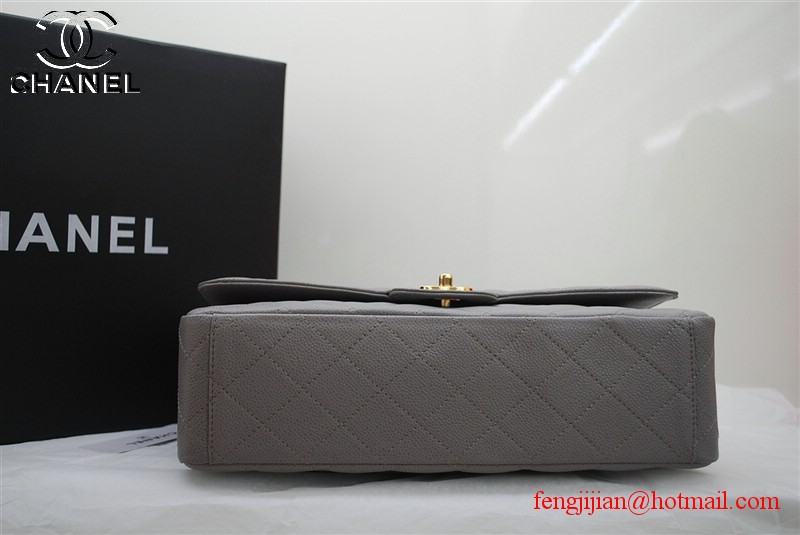 Chanel Early Spring Maxi Flap Bag 36070 Grey