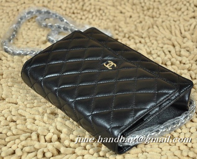 Chanel Chain Wallet 33814 Black