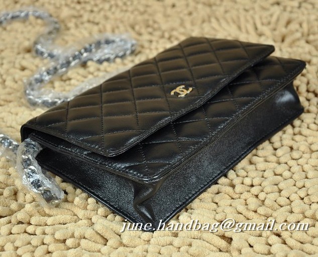 Chanel Chain Wallet 33814 Black