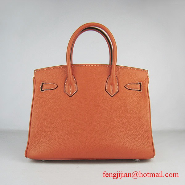 Hermes Birkin 30cm Togo Bag Light Orange 6088