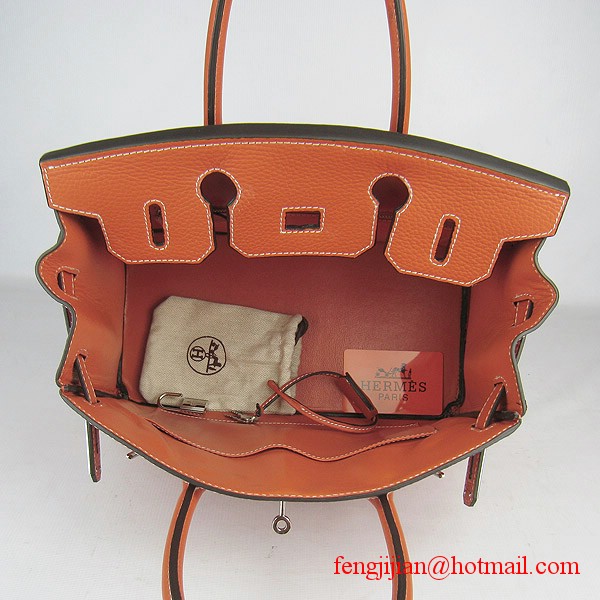 Hermes Birkin 30cm Togo Bag Light Orange 6088