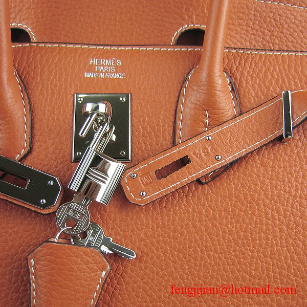 Hermes Birkin 30cm Togo Bag Light Orange 6088