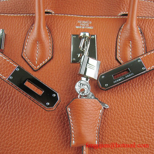 Hermes Birkin 30cm Togo Bag Light Orange 6088