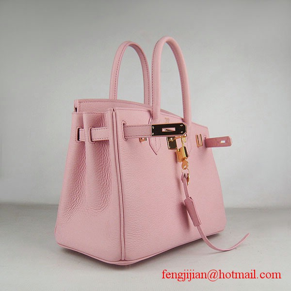 Hermes Birkin 30cm Togo Leather Bag Pink 6088