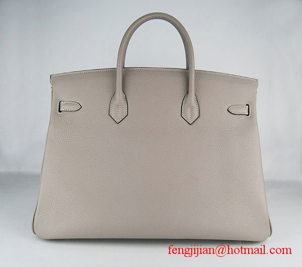 Hermes Birkin 40cm Togo Bag Grey 6099