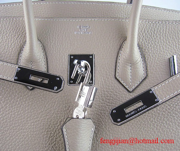 Hermes Birkin 40cm Togo Bag Grey 6099