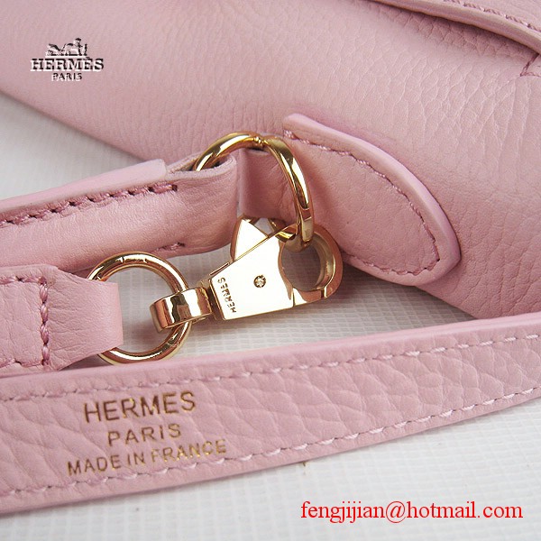 Hermes Kelly 32cm Togo Leather Bag Pink 6108 Gold Hardware