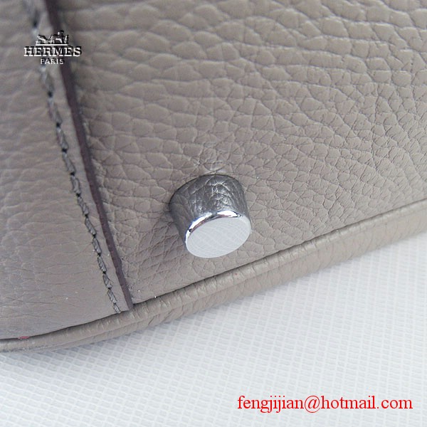 Hermes Women Shoulder Bag Grey 6208